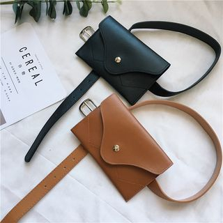 Moon City - Faux Leather Belt Bag | YesStyle