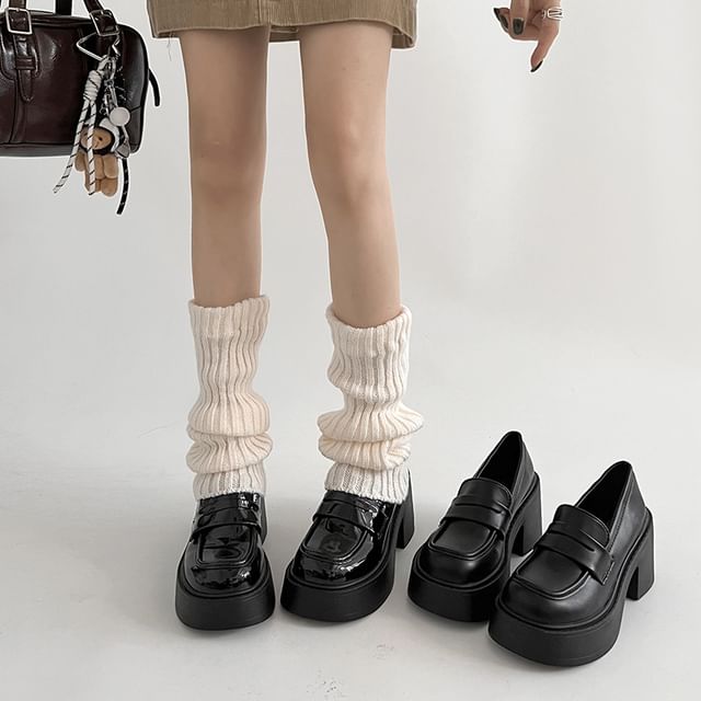 Queen Zoo-Platform Penny Loafer Pumps