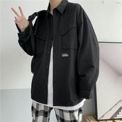 Filmas - Lettering Cargo Shirt Jacket Filmas - Lettering Cargo Shirt Jacket