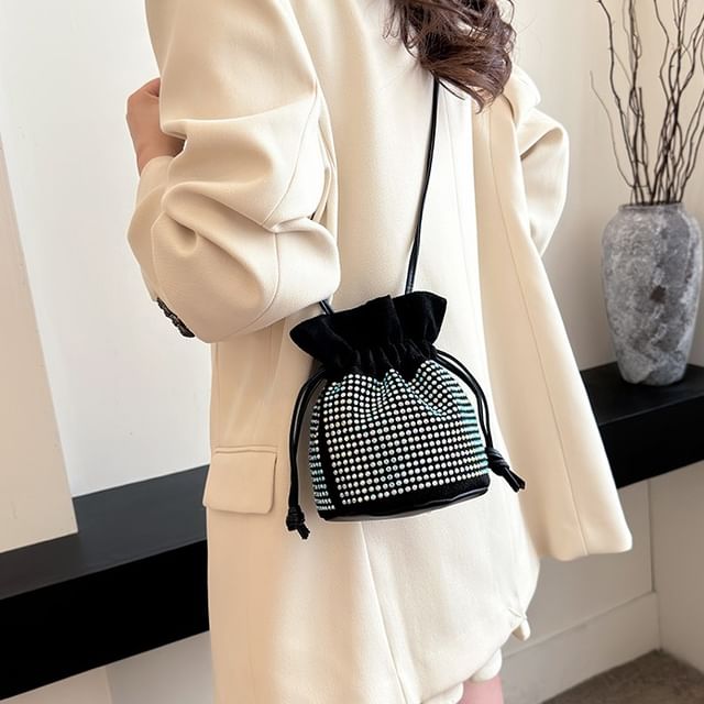 Indenis-Studded Bucket Bag