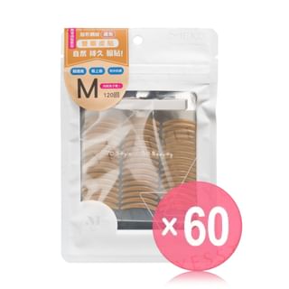 MEKO - Invisible Mesh Skin Color Double Eyelid Tape M 120 pcs (x60) (Bulk Box)