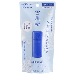 Kose - Sekkisei Clear Wellness UV Sunscreen Essence Milk SPF 50+ PA++++