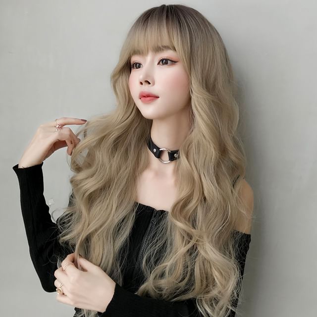 SEVENQ-Long Full Wig - Wavy