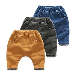 kids fleece jeans