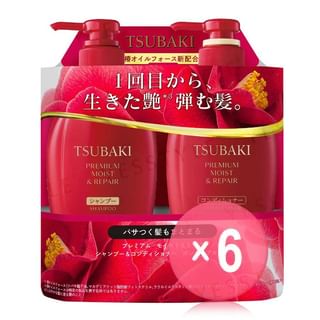 Shiseido - Tsubaki Premium Moist & Repair Shampoo & Conditioner Set (x6) (Bulk Box)