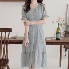 Fashion Twin Sets Knitted Twin Sets Brigitte Büge Brigitte B\u00fcge Knitted Twin Set light grey-white flecked casual look 
