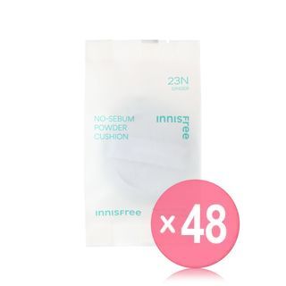 innisfree - No-Sebum Powder Cushion Refill Only - 5 Colors (x48) (Bulk Box)