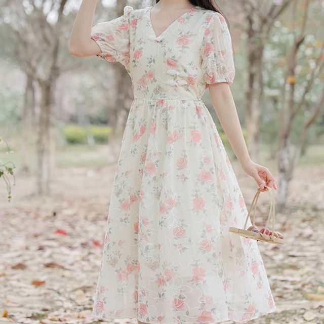 white christmas dresses No Flower / S