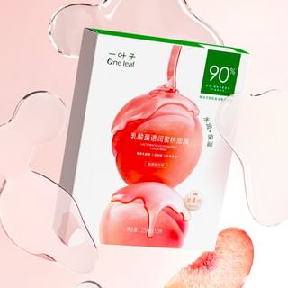 One leaf - Lactobacillus Hydrating Peach Mask - 10pcs