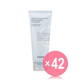 COSRX - Hydrium Triple Hyaluronic Moisturizing Cleanser Mini (x42) (Bulk Box)