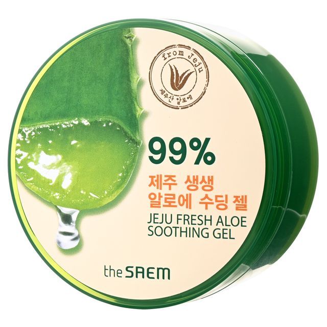 The Saem-Jeju Fresh Aloe Soothing Gel 99 Container Type-300ml