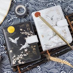 Setaria - Crane Print A6 Notebook Setaria - Crane Print A6 Notebook