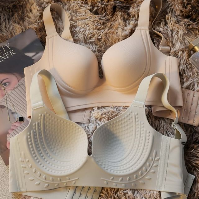 HYG Lingerie-Plain Seamless Wireless Bra