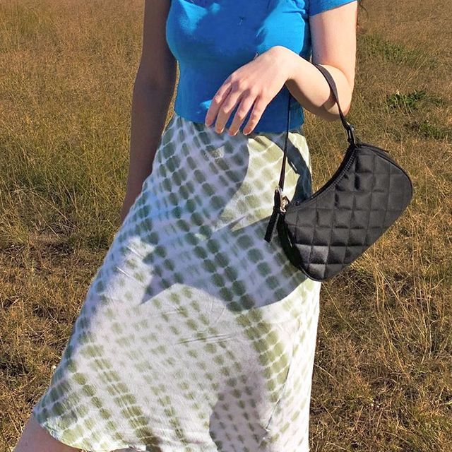 Honet Tie-Dye Midi Pencil Skirt YesStyle