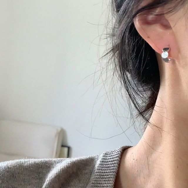 Seirios-Geometry Hoop Earring