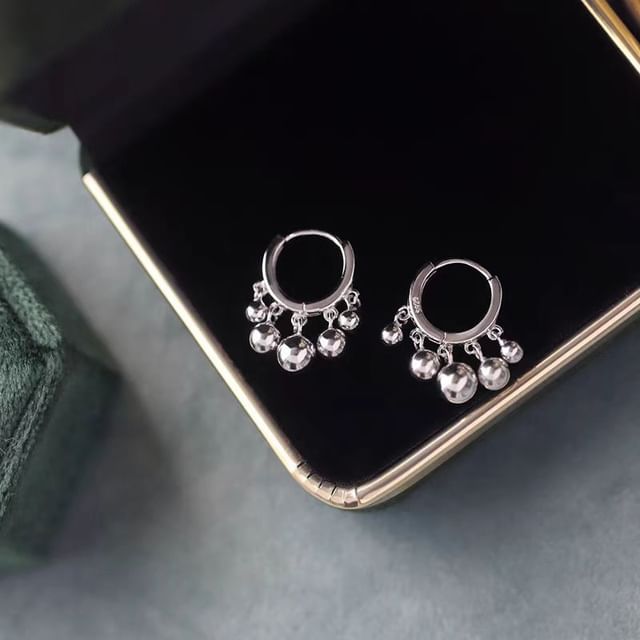 Gaya-Bead Hoop Earring
