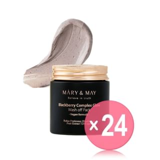 Mary&May - Blackberry Complex Glow Wash Off Pack (x24) (Bulk Box)