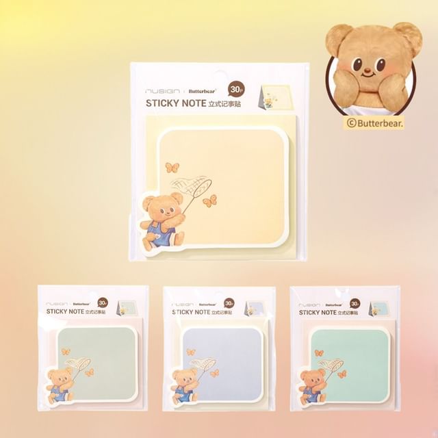 Butterbear-Butterbear Sticky Note 30 Pages