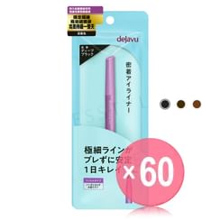 dejavu - Lasting Fine Adhesive Eyeliner Short Brush Liquid (x60) (Bulk Box)