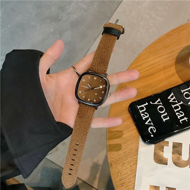 Qoo10 - New Arrival Fashion Brand Supreme Moschi Leather Watch