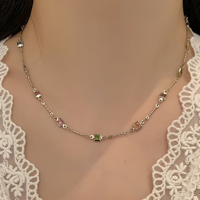 PANGU-Rhinestone Necklace
