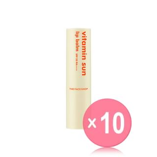 THE FACE SHOP - Vitamin Sun Lip Balm - 2 Colors (x10) (Bulk Box)