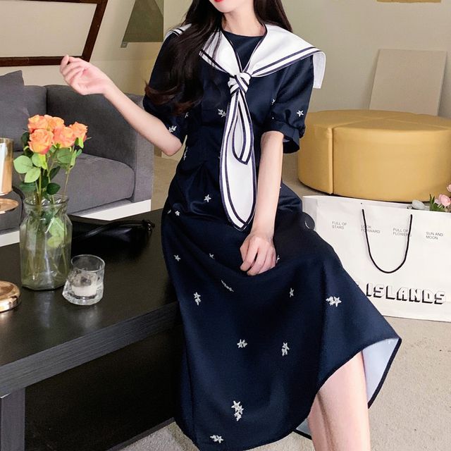 knee length dresses for ladies Tennessee Satin Midi Dress