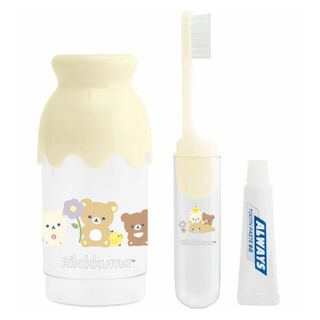 San-X - Rilakkuma Toothbrush Set Yellow