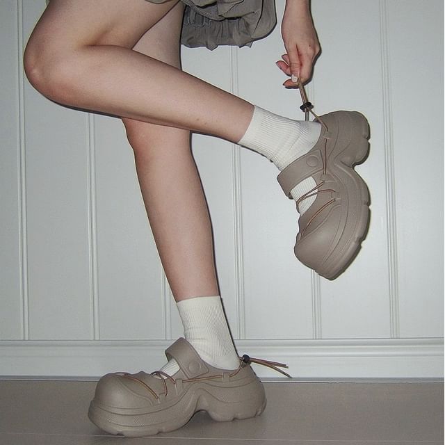 Honkizz-Platform Mary Jane Mules