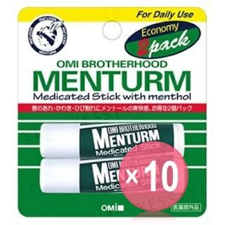 OMI - Menturm Medicated Stick with Menthol (x10) (Bulk Box)