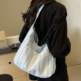 Indenis-Striped Tote Bag