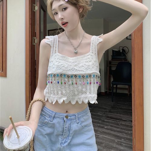 Crochet Crop Tank Top