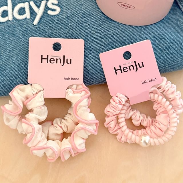 Bohod-Ruffle Hair Tie Set