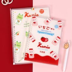 Hekki - Fruit Drink Print A5 / B5 Notebook Hekki - Fruit Drink Print A5 / B5 Notebook
