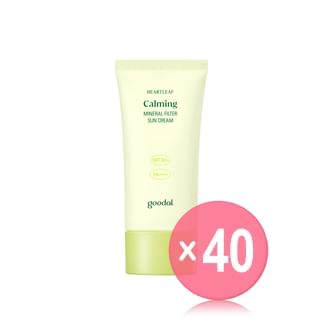 Goodal - Heartleaf Calming Mineral Filter Sun Cream (x40) (Bulk Box)
