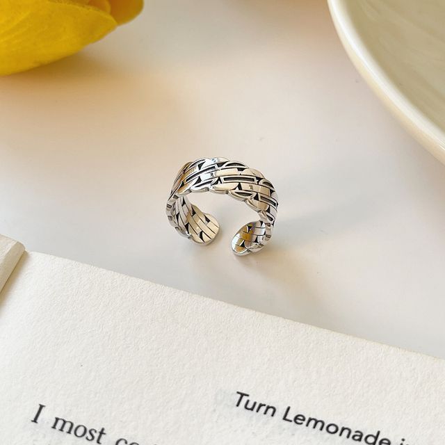Forainer-Sterling Silver Open Ring