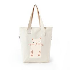 Lozynn - Cat Print Tote Bag Lozynn - Cat Print Tote Bag