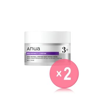 Anua - Retinol 3 Peptide Night Repair Cream 2pcs Bundle Set