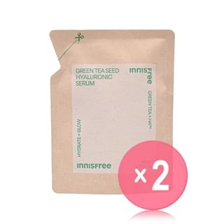 innisfree - Green Tea Seed Hyaluronic Serum Refill Only 2pcs Bundle Set