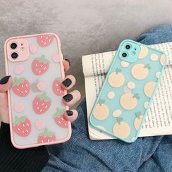 Scotmila - Orange & Strawberry Plain Mobile Case - iphone 7 / 8 /7plus / 8plus / X / XS / XS Max / XR /11/11 Pro/11 Pro Max Scotmila - Orange & Strawberry Plain Mobile Case - iphone 7 / 8 /7plus / 8plus / X / XS / XS Max / XR /11/11 Pro/11 Pro Max