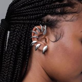 JVL-Cyberpunk Alloy Ear Cuff