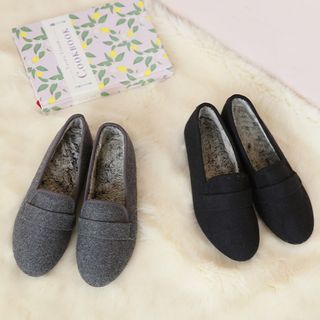 fleece lined flats womens