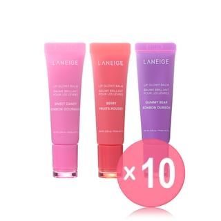 LANEIGE - Lip Glowy Balm - 3 Types (x10) (Bulk Box)