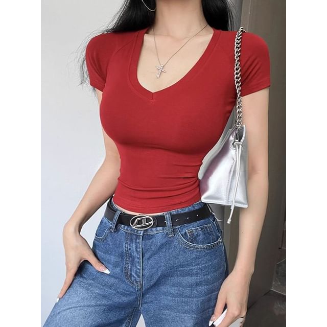 plain colored crop tops