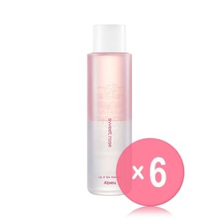 A'PIEU - Mineral Sweet Rose Lip & Eye Remover (x6) (Bulk Box)