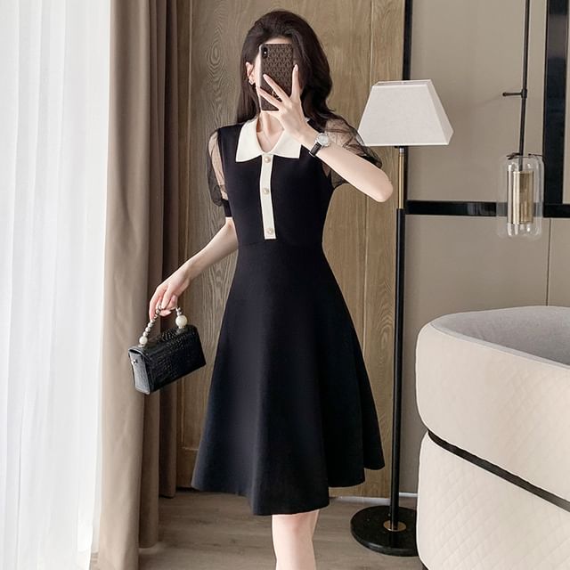 reign white sleeve knit midi dress Reign Maxi Knit Dress - Black