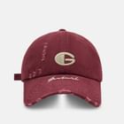 Incognito - Lettering Embroidered Distressed Baseball Cap | YesStyle