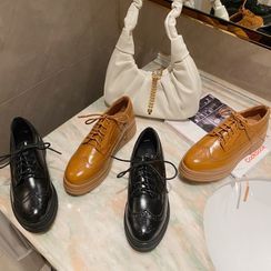KICKOFF - Platform Lace Up Oxfords KICKOFF - Platform Lace Up Oxfords