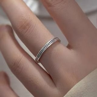Parskletie-Sterling Silver Open Ring
