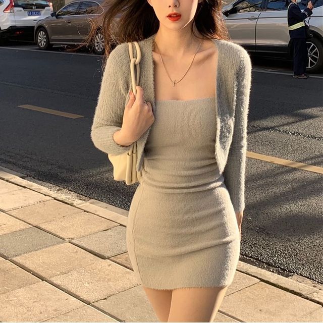 wrap strapless dress Tubi Dress in Multi